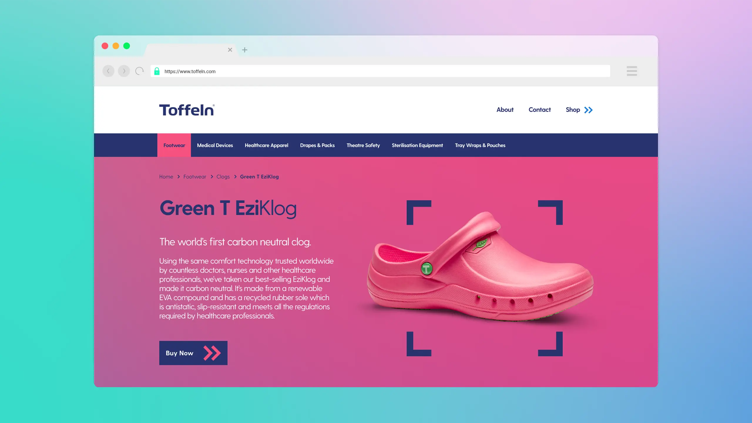 Toffeln Product Page